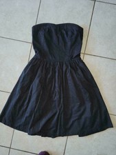 robe noire, sans bretelles, femme taille 36