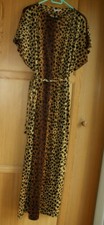 ROBE d'intérieur Marque GAM PARIS taille 2 -impression léopard - longue fendue 