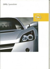 OPEL SPEEDSTER - 2002 / catalogue brochure prospectus dépliant