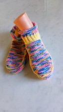 chaussons socquettes neufs tricotés main 40/42