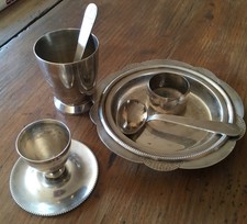 Petit Service Repas enfant argenté
