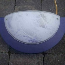 applique murale en verre bleu et blanc d occasion 