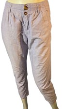 ?  Edc par Esprit Taille 36 ? pantacourt mauve femme en coton et lin