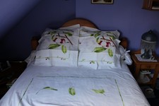 parure de lit 220x240 ; 100% coton