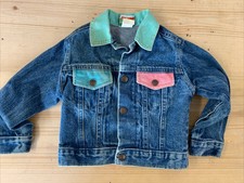 Name: ❗️RARE ❗️90’s Vintage Multi-color Denim Jacket 3 Toddler Kids Jean