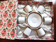Coffret service à café Seltmann Weiden Bavaria - porcelaine Bavière vintage