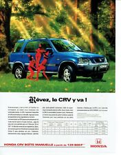 Publicité Advertising 520  1997  Honda   le  CRV 4X4