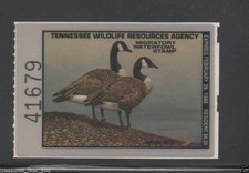 1987 TN-9 Tennessee État Sauvagine Canard Tampon MNH Canada Geese