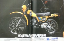 PUBLICITÉ DE PRESSE 1980 LA NOUVELLE MOTO PEUGEOT TXIE 80 cm3