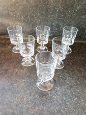 6 verres a vin en cristal d arques model ecusson 11 cl
