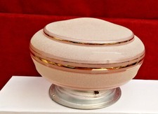 Ancien plafonnier applique VERRE GRANULEUX et DORURE luminaire ART DÉCO 