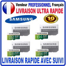 Carte mémoire Micro SD 32 64 128 256 512 Go SDXC Originales SAMSUNG