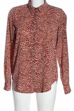 H&M Blouse-chemisier Dames T 36 blanc cassé-rouge style décontracté