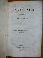 Le bon jardinier, almanach pour l'année 1857, plantes et arbres d'ornement