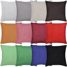vidaXL Ensemble de 4 Taies d'oreiller Housses de coussin d'oreiller carrées en c