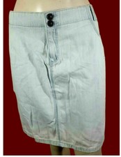 ❤ C&A Taille 50 NEUF ETIQUETTE ❤  jupe en jeans jean denim bleu bleach skir