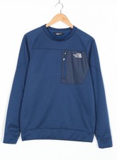 THE NORTH FACE Pullover Sweat Homme Taille M Polyester Bleu