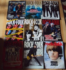 THE ROLLING STONES LOT 9 ROCK & FOLK  +  ROLLING STONES N° 87 BRIAN JONES ...