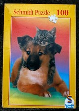 Puzzle chien et chat 100 pièces Schmidt complet