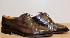 Chaussures Richelieu LOAKE cuir bordeaux 10,5F UK 11 US 45 FR made in England