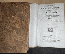 Lettres De La Marquise De Sévigné  2 Tomes 1835 Livres Anciens