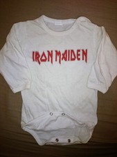 Iron Maiden Body Bodies Long Sleeve Vêtement Bébé Baby Enfant 6 mois 68