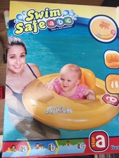 BESTWAY BABY Swim Safe Siège étape un carré gonflable, jaune, 0-12 mois