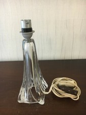 1 pied de lampe en cristal Daum France