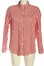 H&M Blouse-chemisier rouge-blanc cassé motif rayé style décontracté Dames T 34