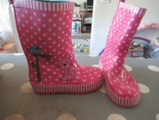 Bottes Wellington Fille Rose Taille (7) 24.5