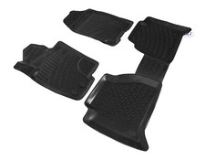 3D EXCLUSIVE TAPIS DE SOL EN CAOUTCHOUC NOIR pour NISSAN NAVARA D40 2005-2013