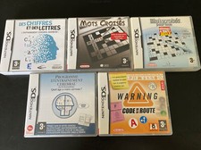 LOT 5 JEUX NINTENDO DS MOTS CROISES POUR TOUS + MOTS CROISES + CHIFFRES LETTRES