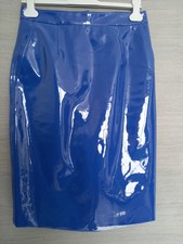 Jupe fourreau cuir vernis vinyle " Marc Jacobs" neuve lack rock patent leather 