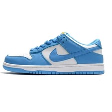 Basket NIKEs SB Dunk Low Chaussures de Running Homme:blanc bleu Taille 43