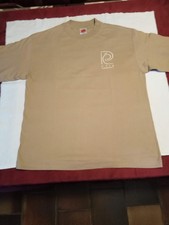 T-shirt marron clair Hanès L'île taille M neuf