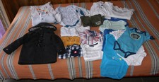 Lot de 22 vêtements bébé garçon 24/36 mois – manteau – bodys – pyjamas......