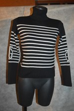 PULL MARINIERE JPG JEANS JEAN PAUL GAULTIER TAILLE 36 FRANCE LAINE SOIE