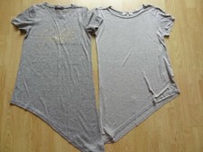 Lot de 2 tuniques robes grises asymétriques, taille XS et taille S - CKH et MIM