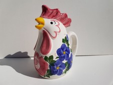 Bistrot / Pot à eau / Pichet à vin - COQ EN CERAMIQUE Fabbro Teresa (vintage)