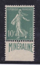 FRANCE N°  188A ** MNH, MINERALINE, TTB, cote: 725 € tbc +40%