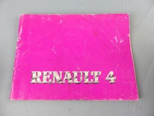Mode d'emploi RENAULT 4 de 1982 notice d'entretien manuel d'utilisation 