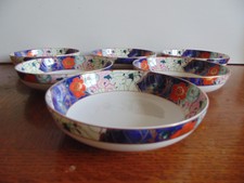 6 Bol D. 17 cm  porcelaine de Limoges - Raynaud - Tout fou / Jardin de printemps