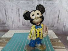 Vintage Walt Disney Mickey Mouse Handpainted 10″ Tall Garden Ceramic Figurine