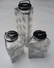 3 Pots Flacons Bouteilles en Verre Salle de bain Cuisine Décoration ZARA HOME