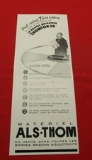 ADVERTISING PUB PUBLICITE ANCIENNE ADVERT 10.2 LE NOUVEL ASPIRATEUR THOMSON 36 