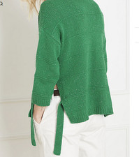 1 2 3  Com SANDRO  MAJE Pull T 36 S Vert émeraude Neuf (porté une seule fois)