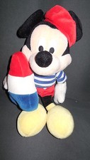 doudou peluche Mickey France bleu blanc rouge Tour eiffel DISNEY STORE 31cm