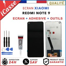 Ecran pour Xiaomi Redmi Note 9 Noir meme pour Blanc Gris Vert + Outils + Colle
