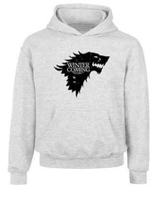 Winter is coming House stark winterfell Got série culte Hoodie/sweat Neuf