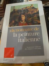 livre art dictionnaire de peinture italienne larousse